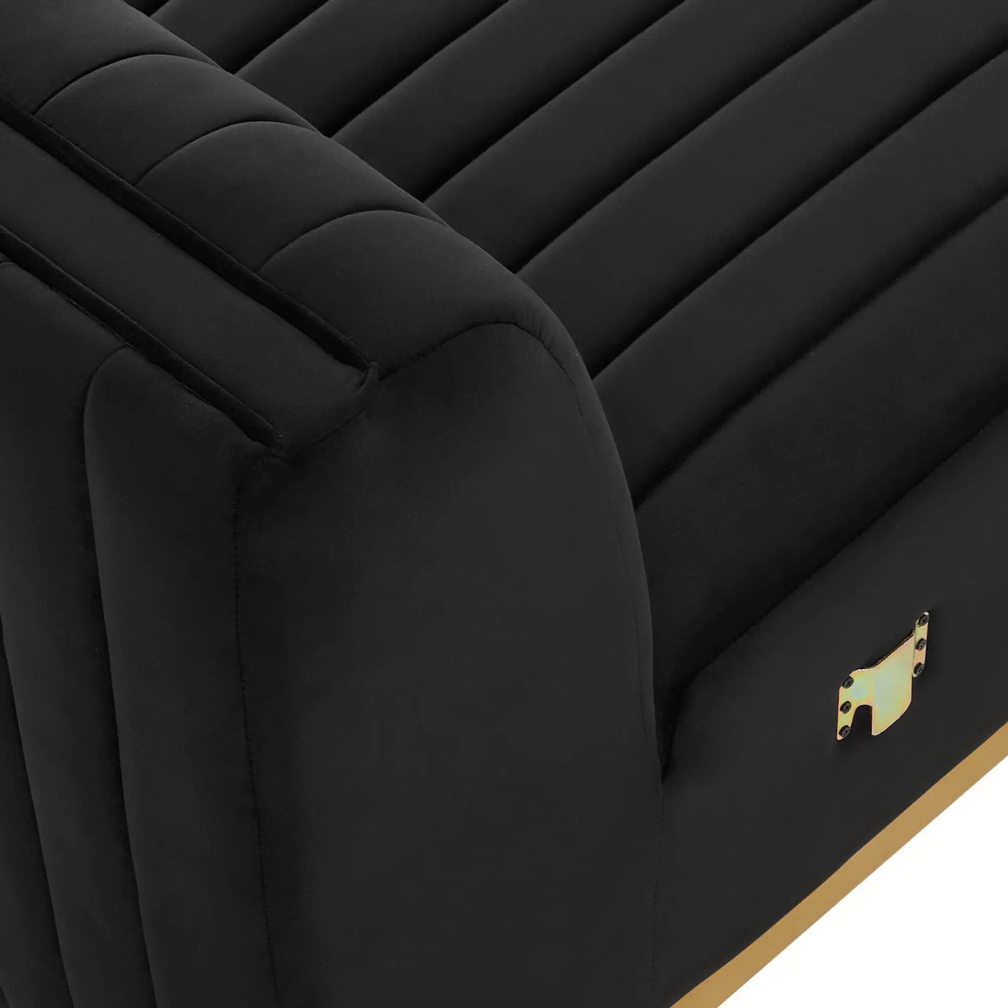 Conjure Channel Tufted Performance Velvet Armless Chair by Modway by HouseOfZazla
