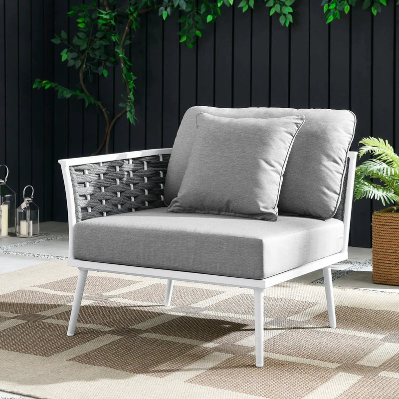 Stance Outdoor Patio Aluminum Left-Facing Armchair by Modway by HouseOfZazla