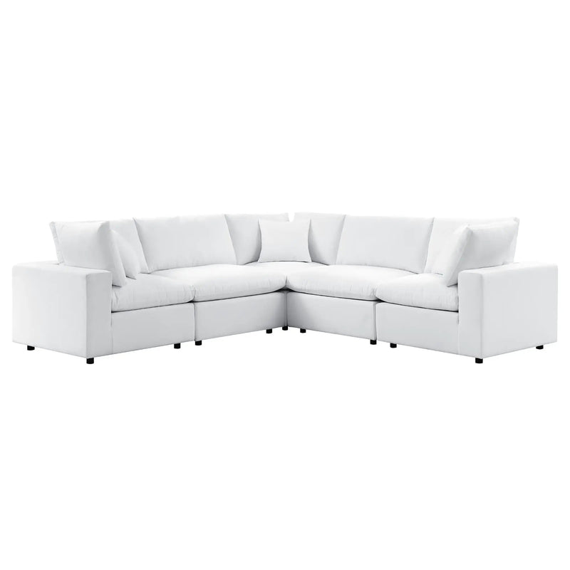 Commix 5-Piece Sunbrella Outdoor Patio Sectional Sofa by Modway by HouseOfZazla