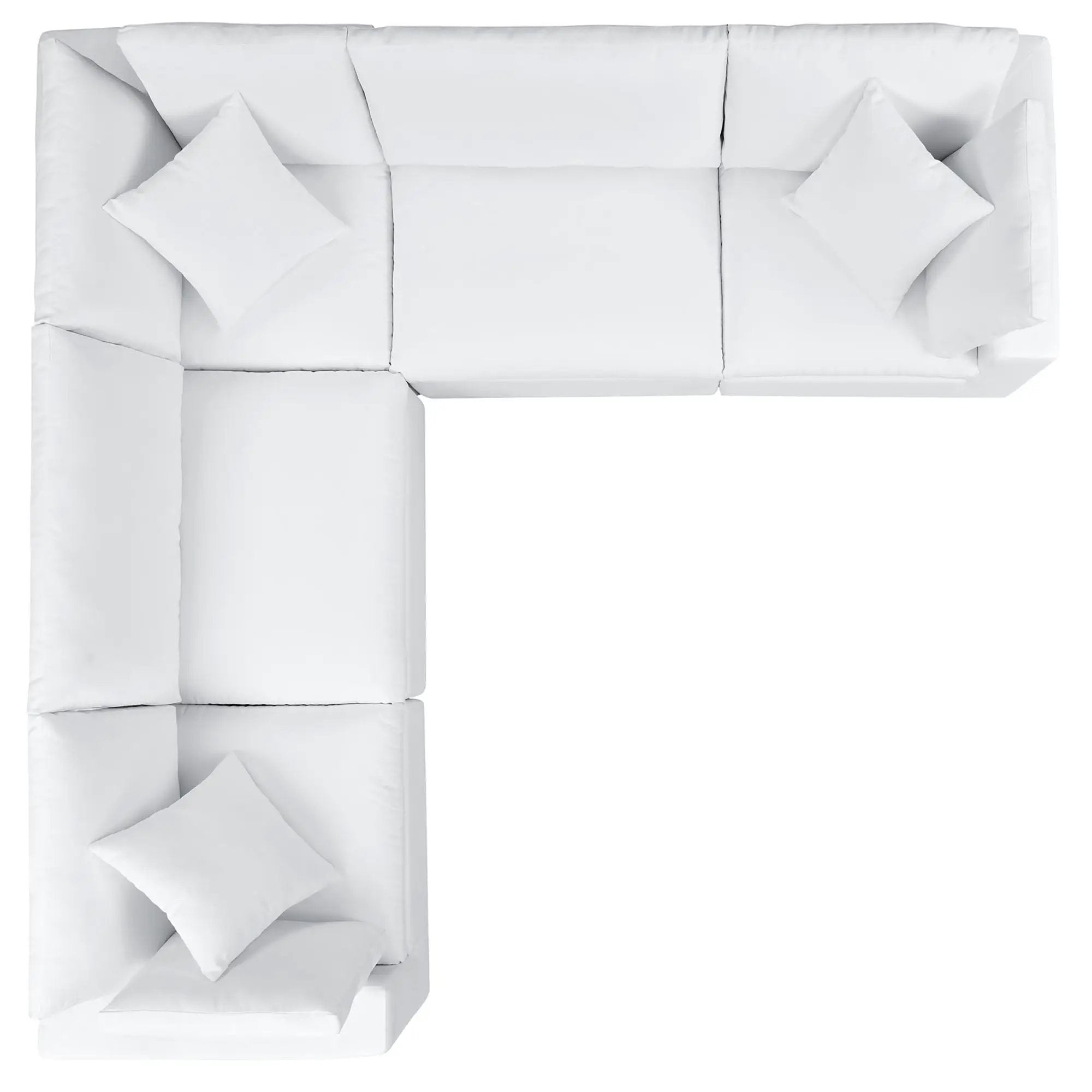 Commix 5-Piece Sunbrella Outdoor Patio Sectional Sofa by Modway by HouseOfZazla