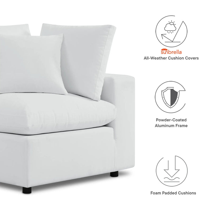 Commix 5-Piece Sunbrella Outdoor Patio Sectional Sofa by Modway by HouseOfZazla