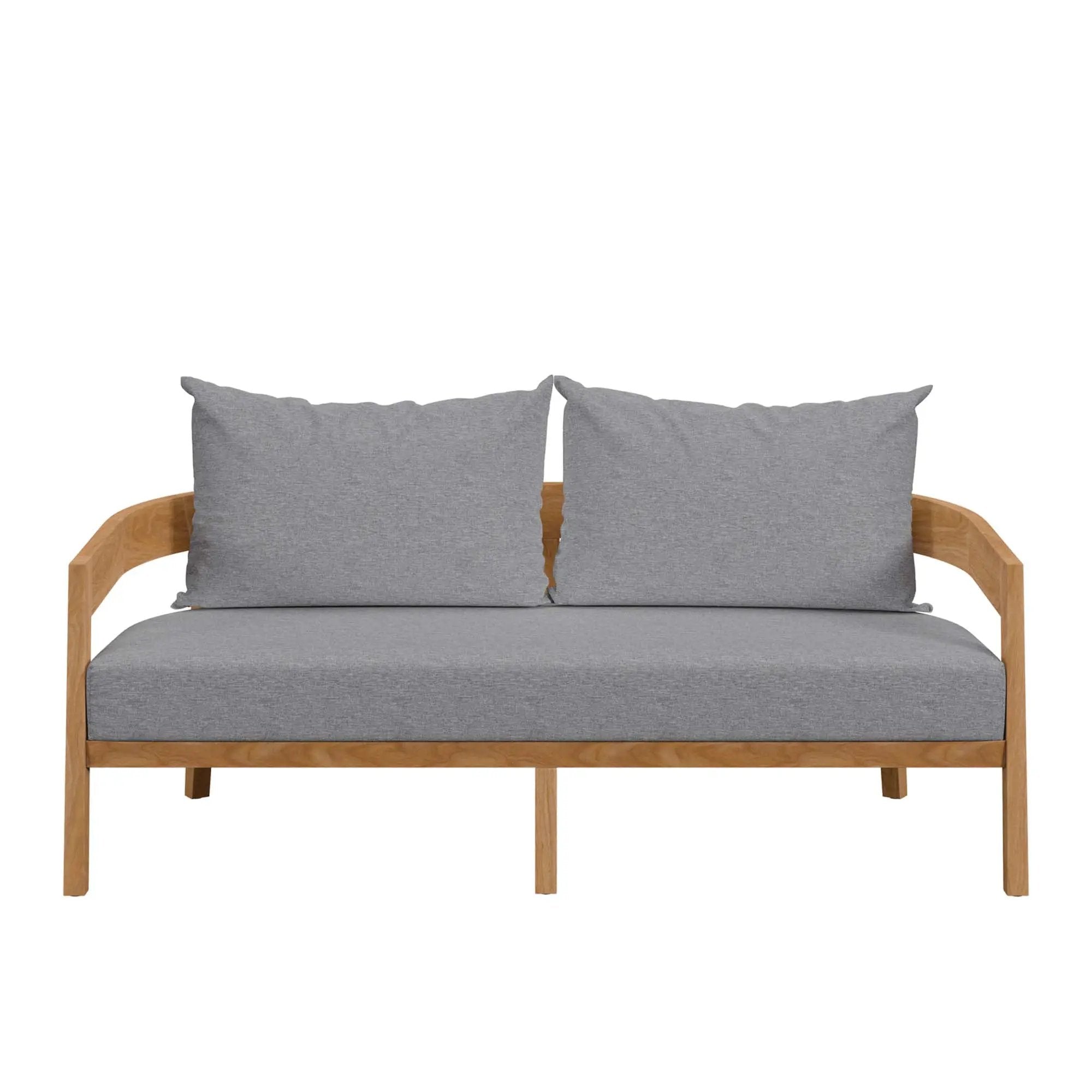 Brisbane Teak Wood Outdoor Patio Loveseat by Modway by HouseOfZazla