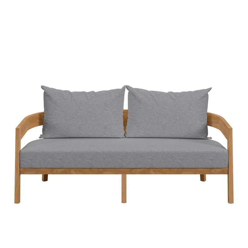 Brisbane Teak Wood Outdoor Patio Loveseat by Modway by HouseOfZazla