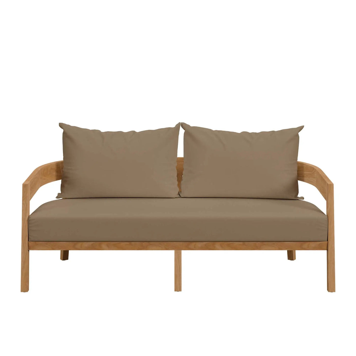Brisbane Teak Wood Outdoor Patio Loveseat by Modway by HouseOfZazla