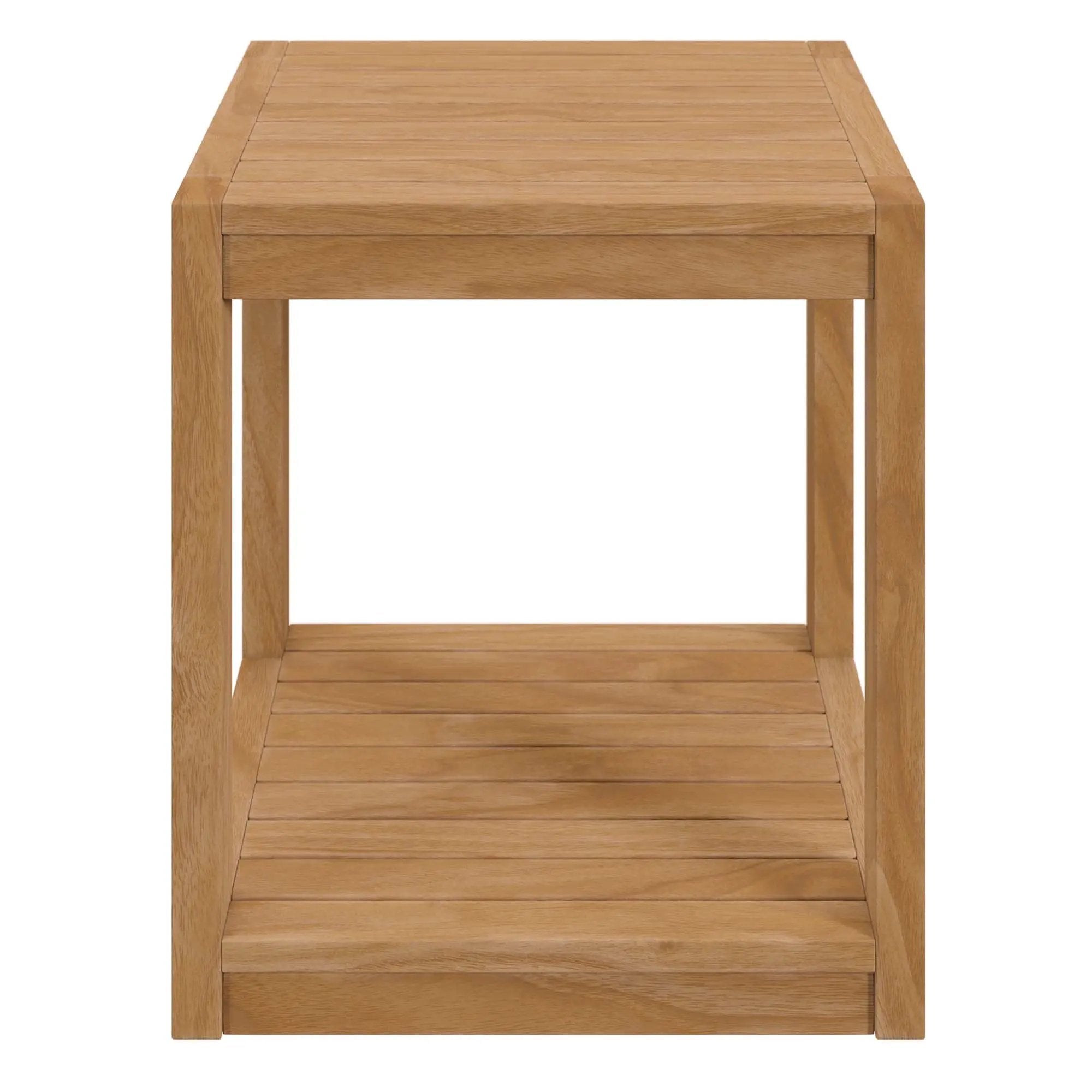 Carlsbad Teak Wood Outdoor Patio Side Table by Modway by HouseOfZazla