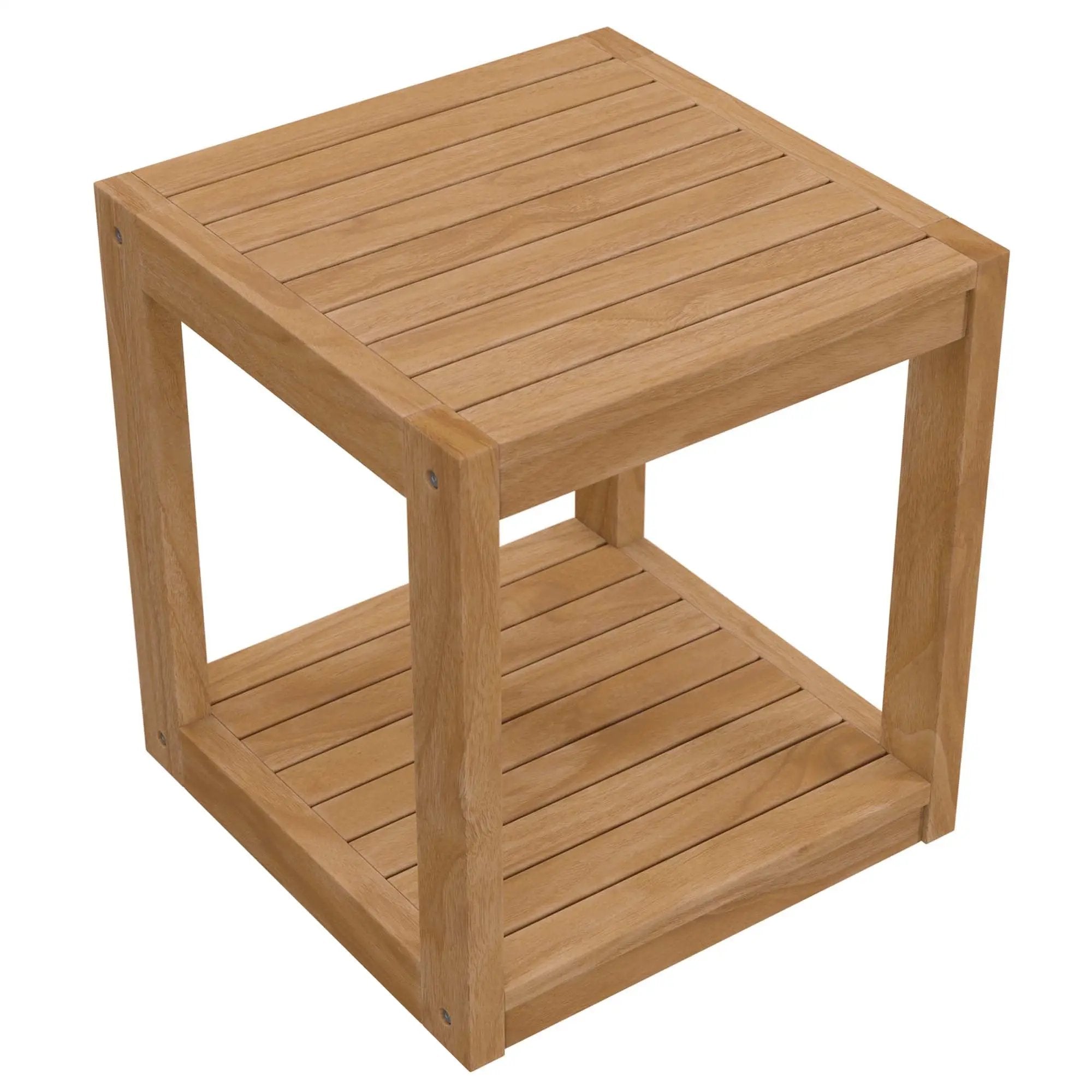 Carlsbad Teak Wood Outdoor Patio Side Table by Modway by HouseOfZazla