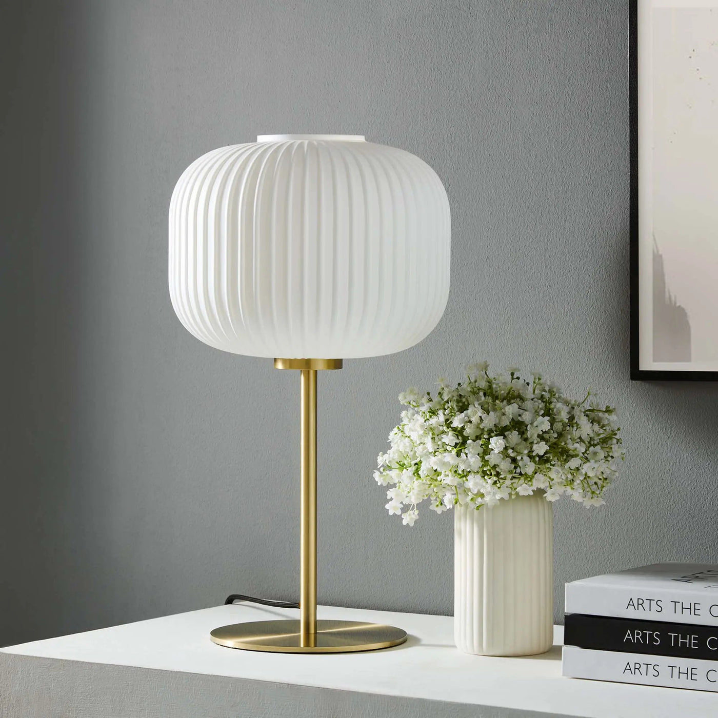 Reprise Glass Sphere Glass and Metal Table Lamp by Modway by HouseOfZazla