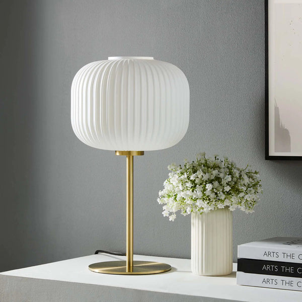 Reprise Glass Sphere Glass and Metal Table Lamp by Modway, photo 2 of 14