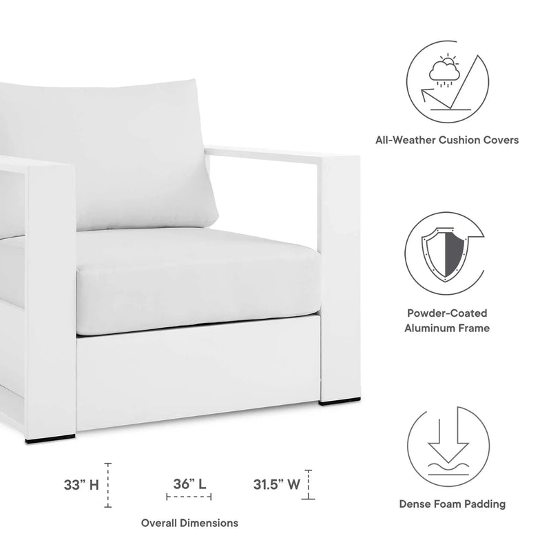 Tahoe Outdoor Patio Aluminum Armchair by Modway by HouseOfZazla
