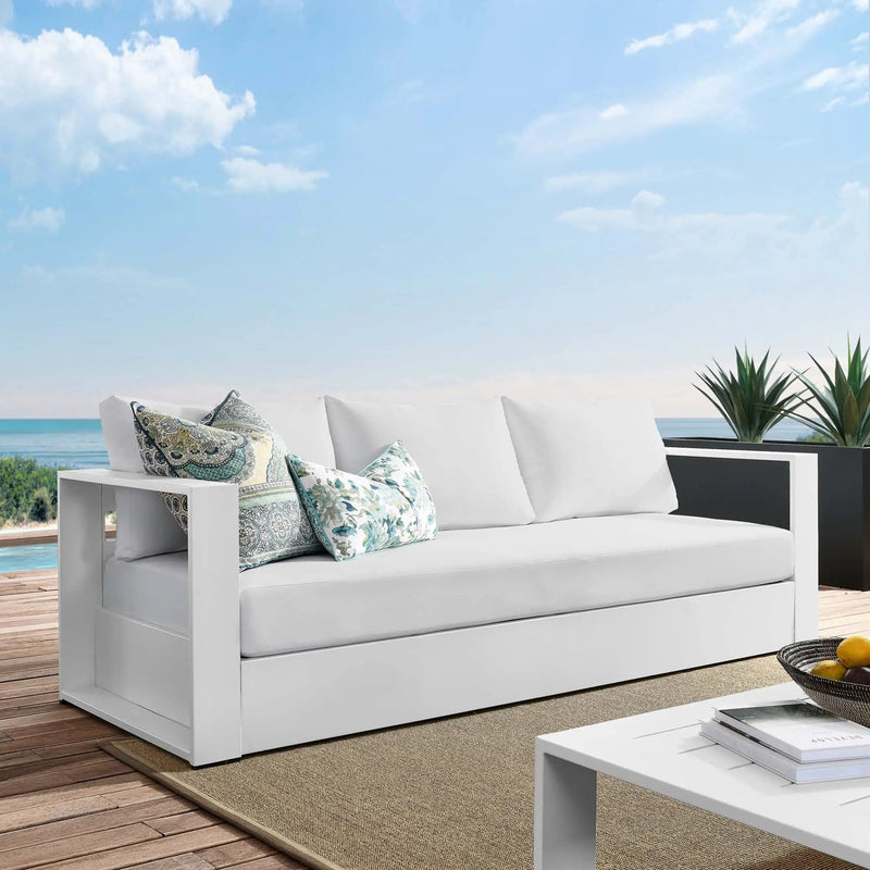 Tahoe Outdoor Patio Powder-Coated Aluminum Sofa by Modway by HouseOfZazla