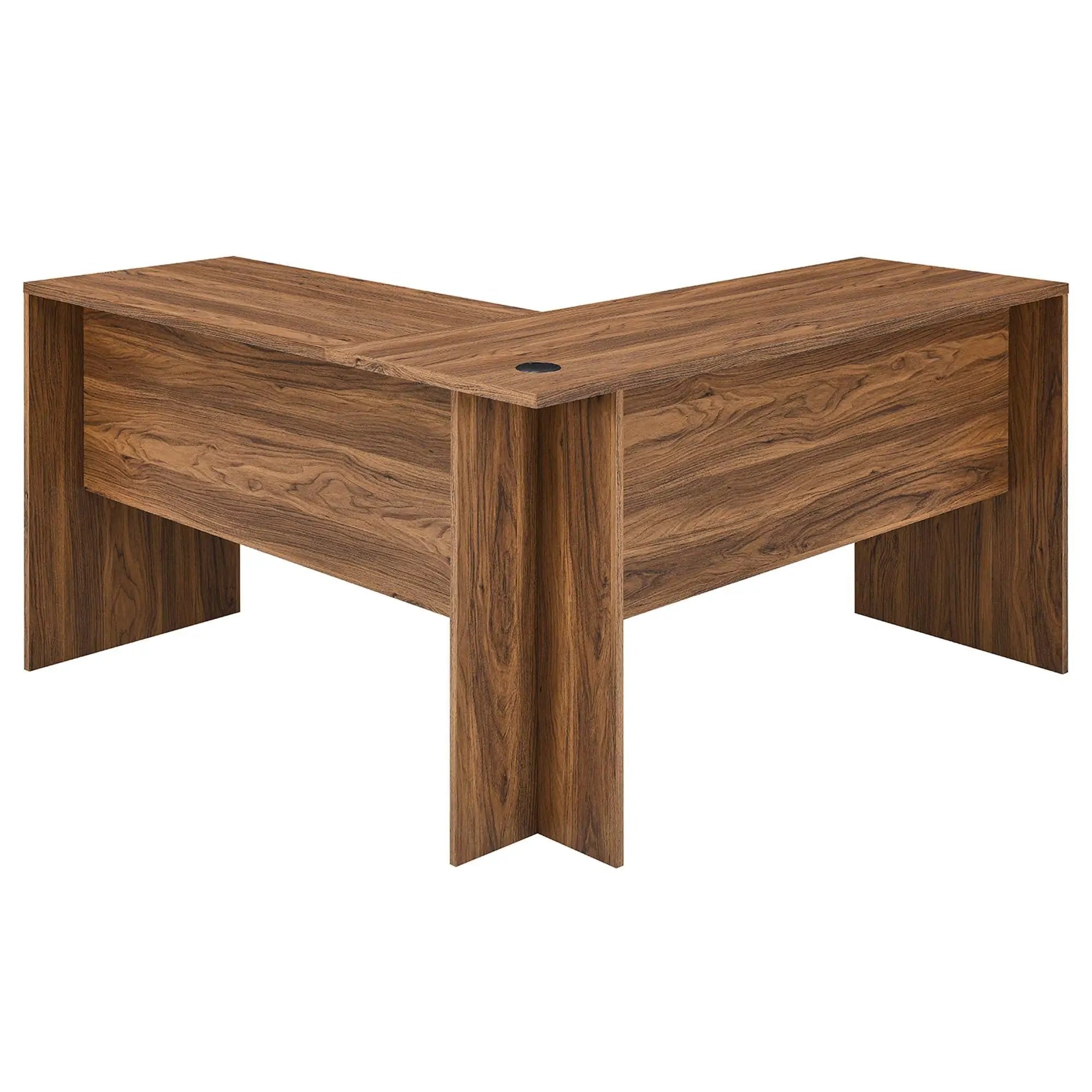 Venture L-Shaped Wood Office Desk by Modway by HouseOfZazla
