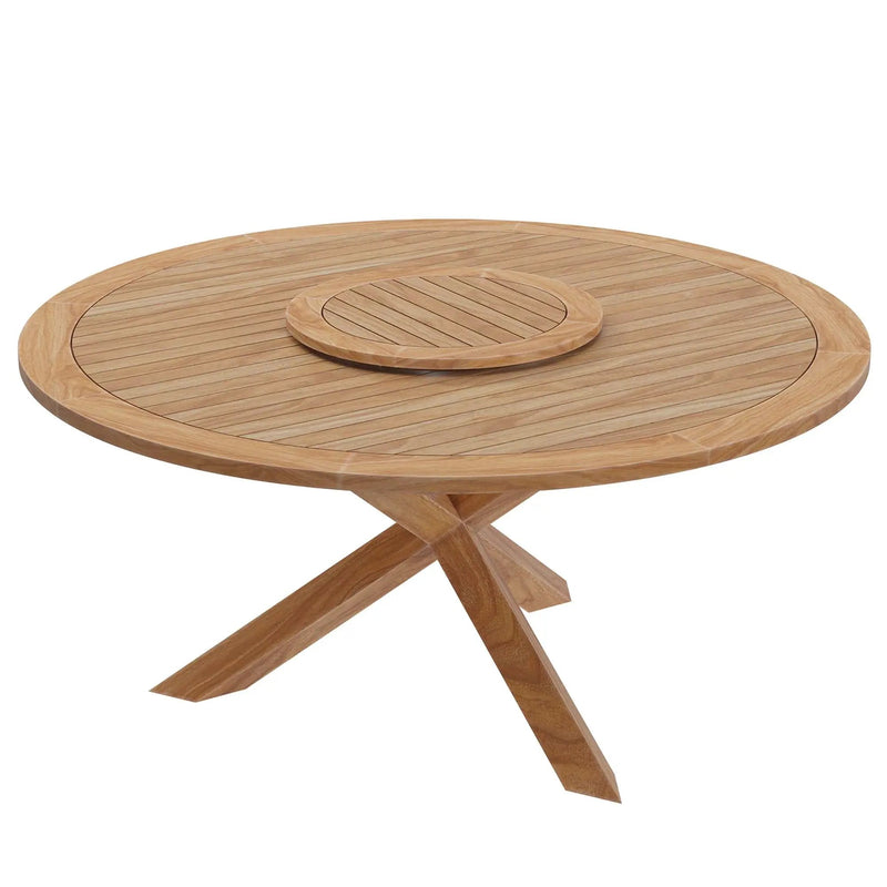Wellspring 63" Outdoor Patio Teak Wood Dining Table by Modway by HouseOfZazla