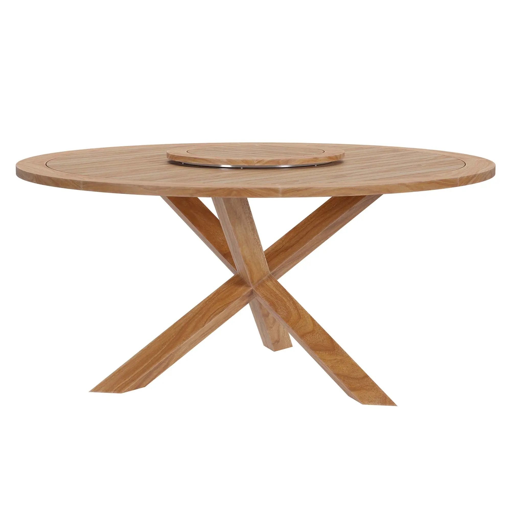 Wellspring 63" Outdoor Patio Teak Wood Dining Table by Modway by HouseOfZazla