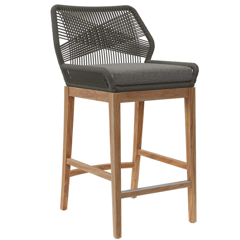 Wellspring 3-Piece Outdoor Patio Teak Wood Bar Set by Modway by HouseOfZazla