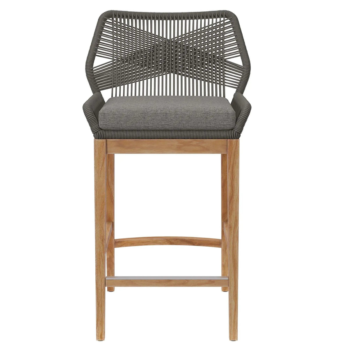 Wellspring Outdoor Patio Teak Wood Bar Stool by Modway by HouseOfZazla