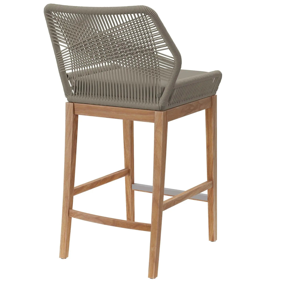 Wellspring Outdoor Patio Teak Wood Bar Stool by Modway by HouseOfZazla