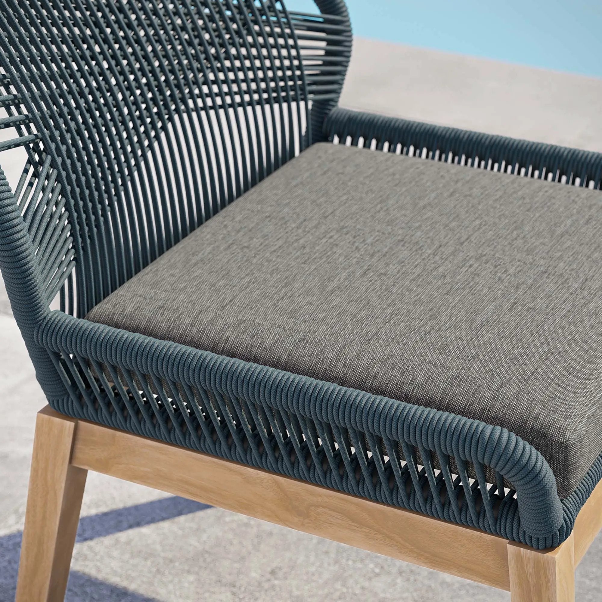 Wellspring Outdoor Patio Teak Wood Dining Chair by Modway by HouseOfZazla