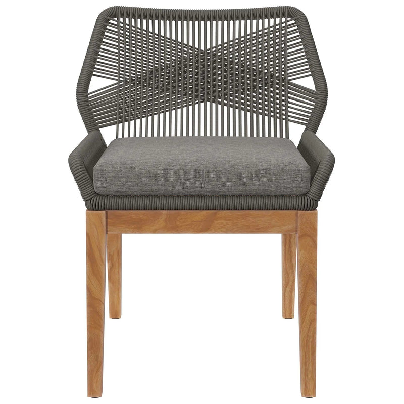 Wellspring Outdoor Patio Teak Wood Dining Chair by Modway by HouseOfZazla