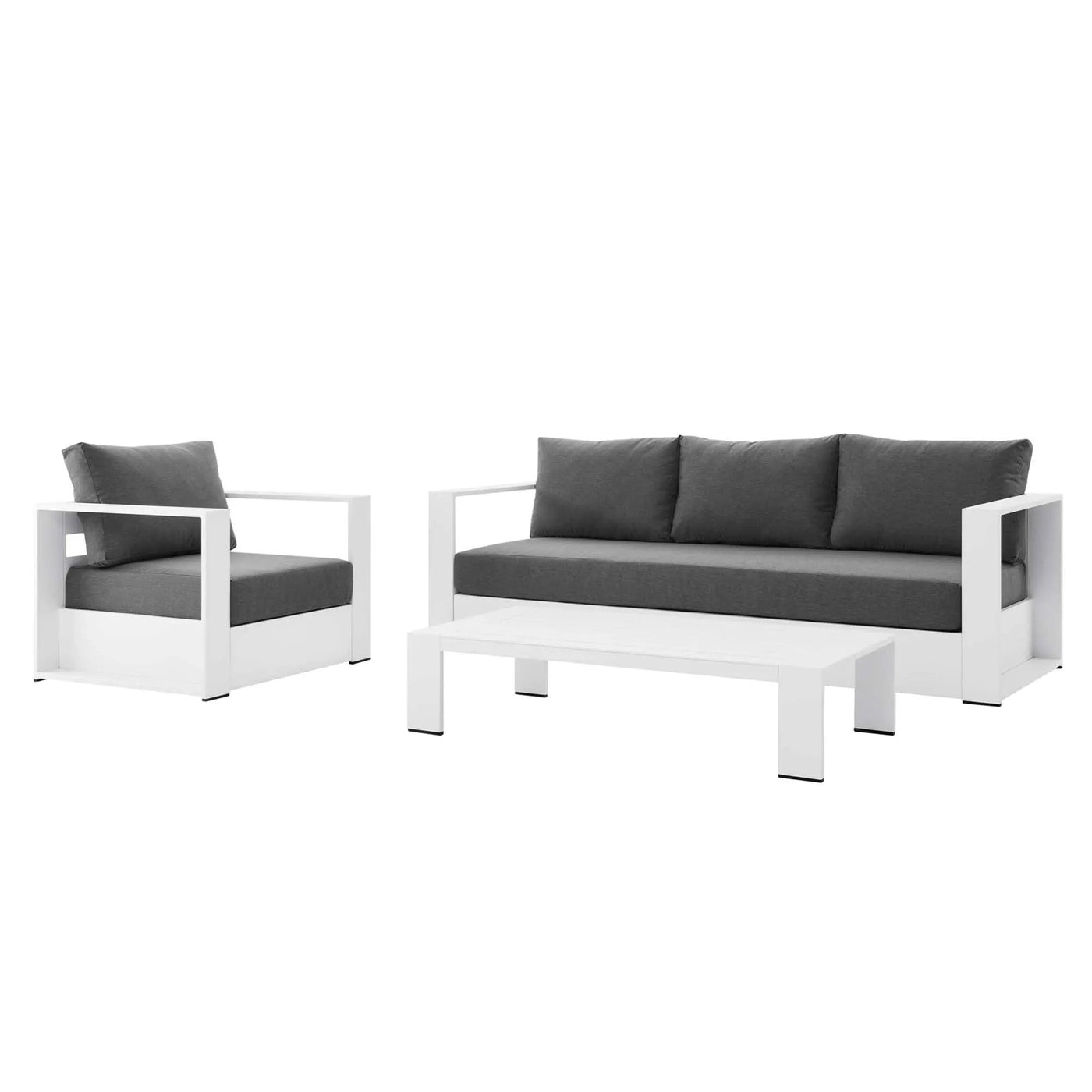 Tahoe 3-Piece Outdoor Patio Powder-Coated Aluminum Set by Modway by HouseOfZazla