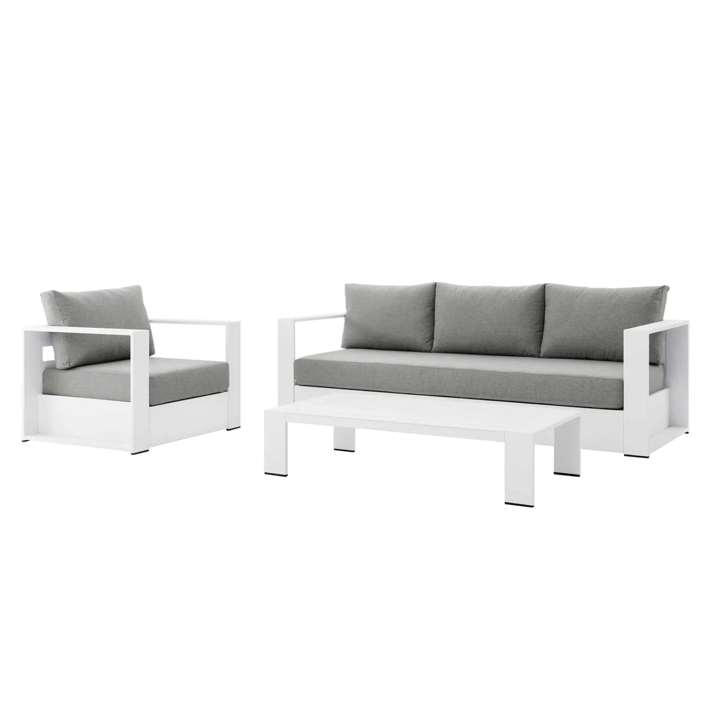Tahoe 3-Piece Outdoor Patio Powder-Coated Aluminum Set by Modway by HouseOfZazla