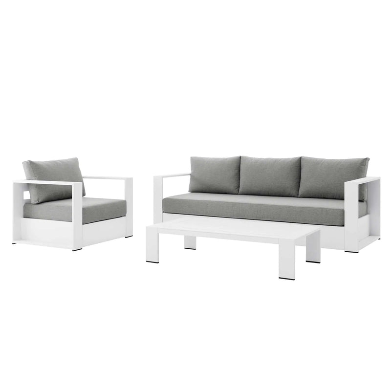 Tahoe 3-Piece Outdoor Patio Powder-Coated Aluminum Set by Modway by HouseOfZazla