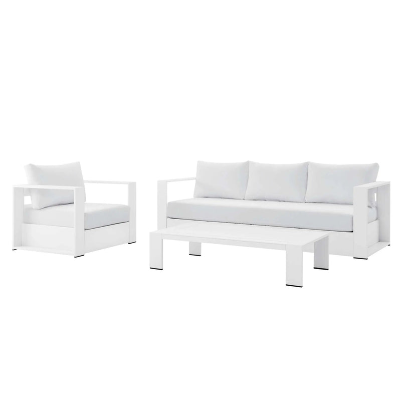 Tahoe 3-Piece Outdoor Patio Powder-Coated Aluminum Set by Modway by HouseOfZazla