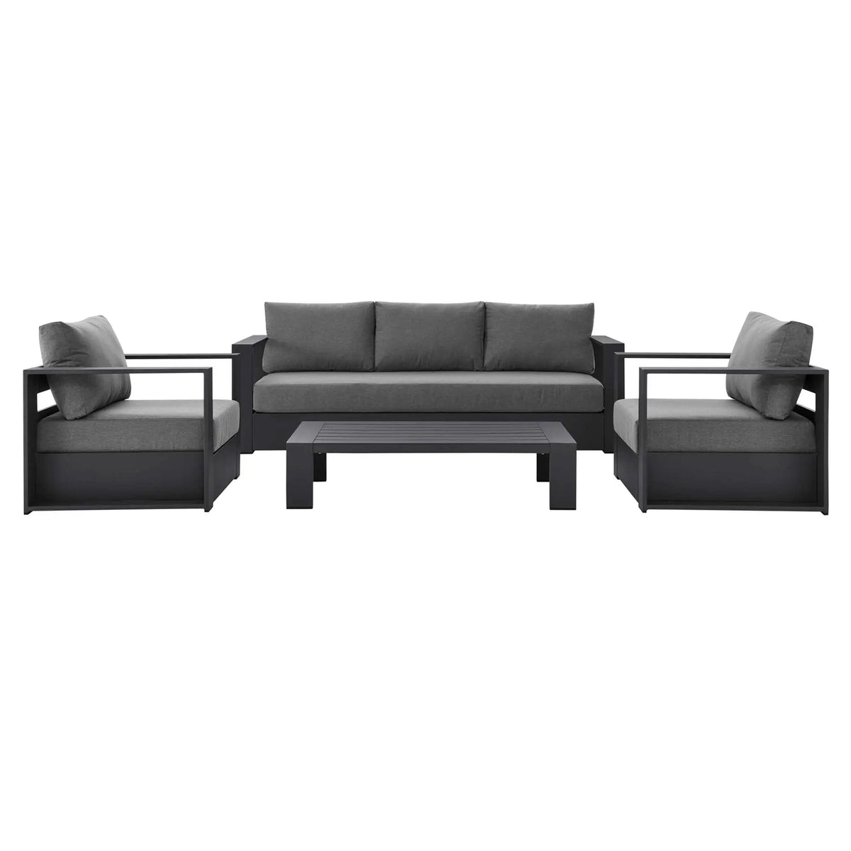 Tahoe 4-Piece Outdoor Patio Powder-Coated Aluminum Set by Modway by HouseOfZazla