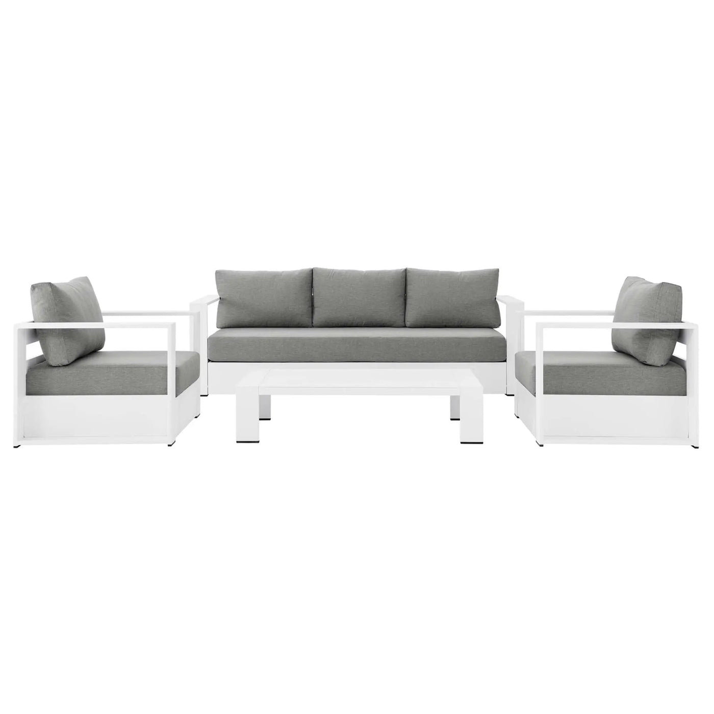 Tahoe 4-Piece Outdoor Patio Powder-Coated Aluminum Set by Modway by HouseOfZazla
