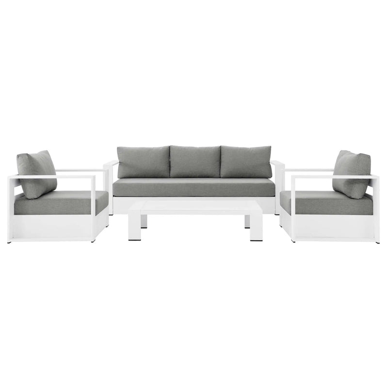 Tahoe 4-Piece Outdoor Patio Powder-Coated Aluminum Set by Modway by HouseOfZazla