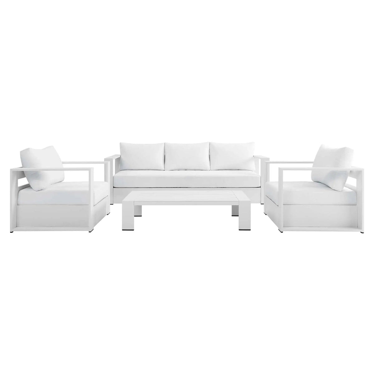 Tahoe 4-Piece Outdoor Patio Powder-Coated Aluminum Set by Modway by HouseOfZazla