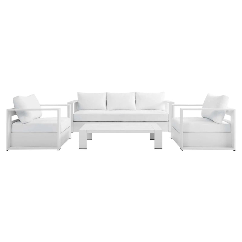 Tahoe 4-Piece Outdoor Patio Powder-Coated Aluminum Set by Modway by HouseOfZazla