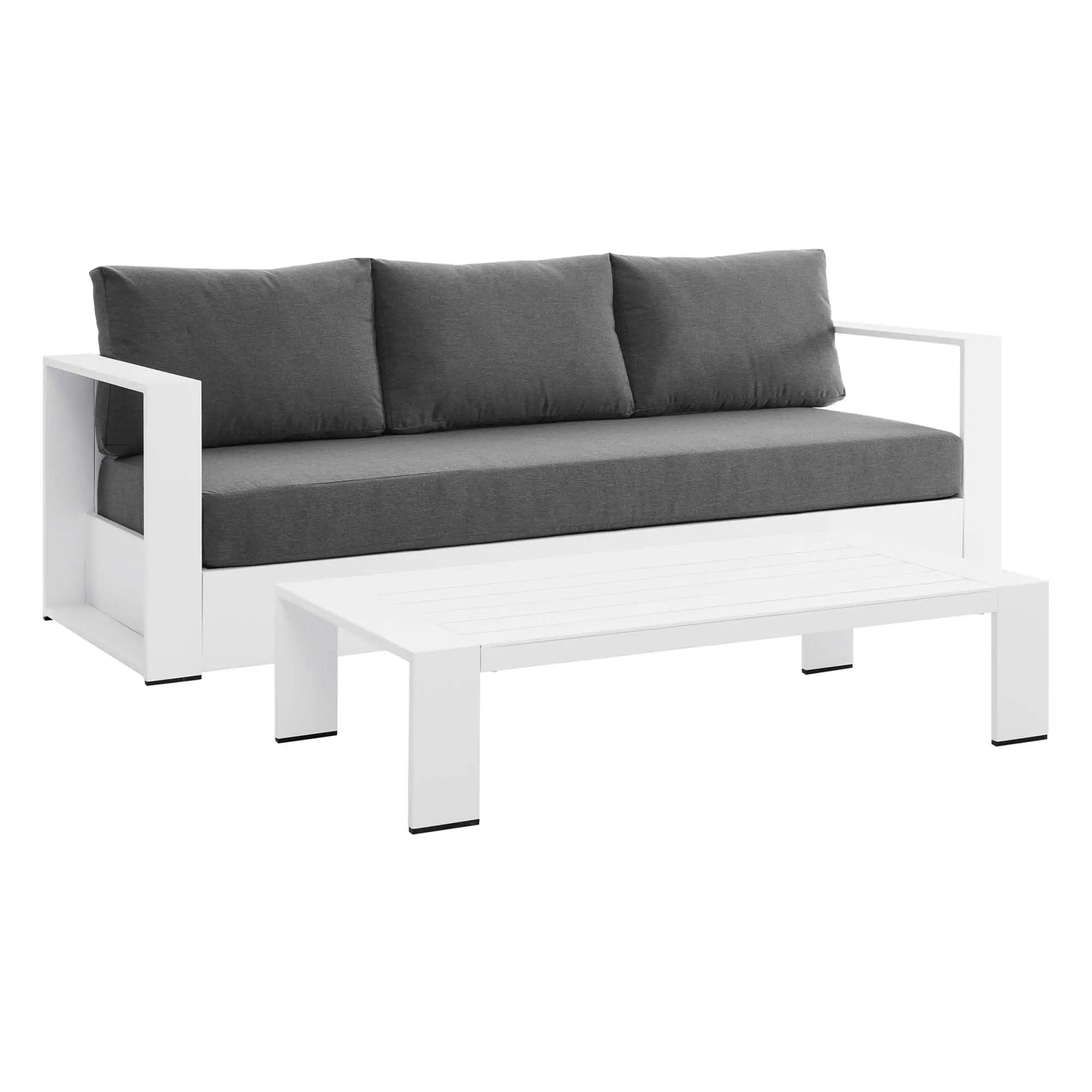 Tahoe 2-Piece Outdoor Patio Powder-Coated Aluminum Set by Modway by HouseOfZazla