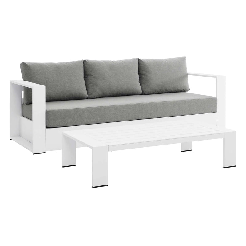 Tahoe 2-Piece Outdoor Patio Powder-Coated Aluminum Set by Modway by HouseOfZazla