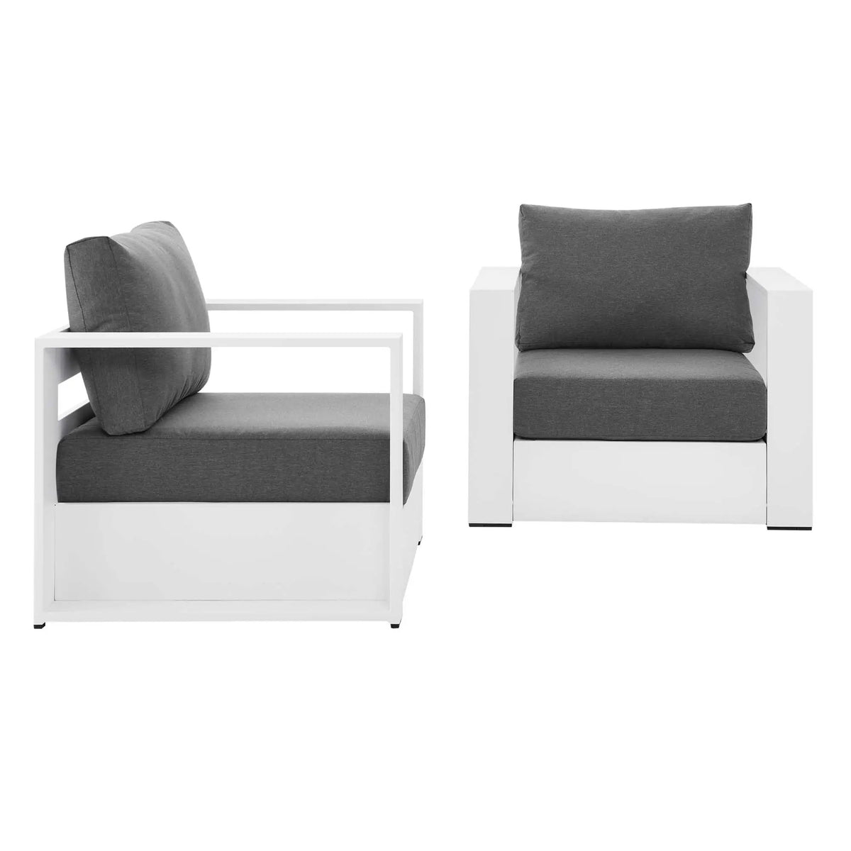 Tahoe 2-Piece Outdoor Patio Powder-Coated Aluminum Armchair Set by Modway by HouseOfZazla