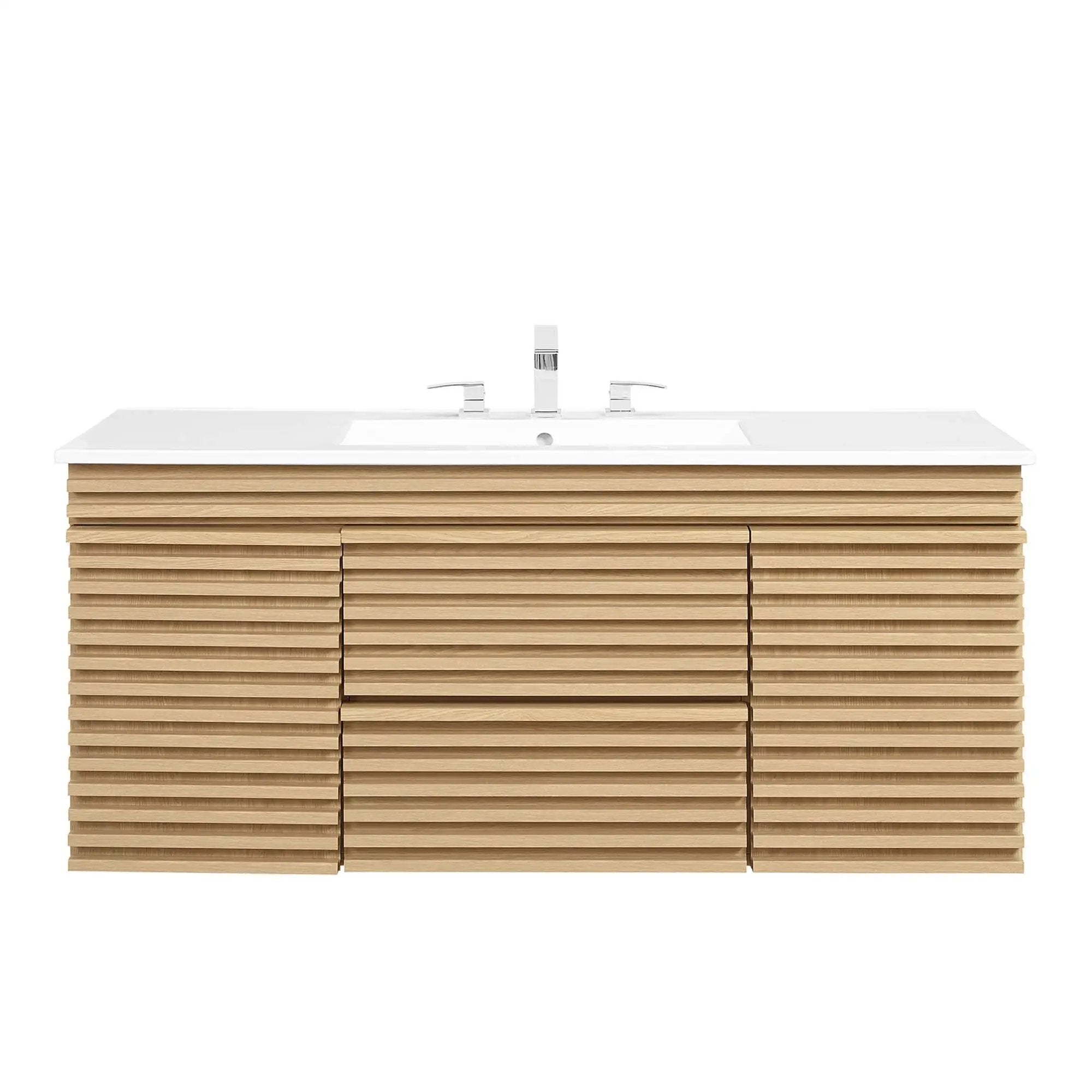 Render 48" Wall-Mount Bathroom Vanity by Modway by HouseOfZazla