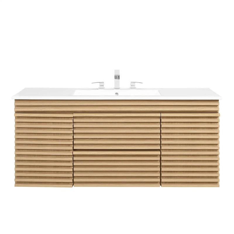 Render 48" Wall-Mount Bathroom Vanity by Modway by HouseOfZazla