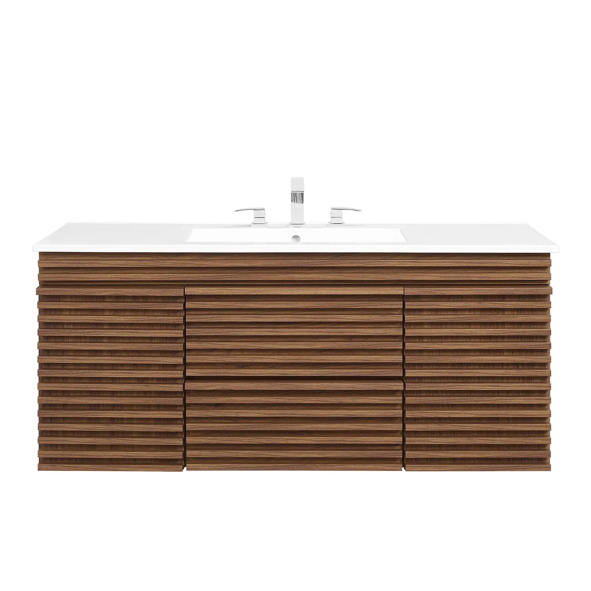 Render 48" Wall-Mount Bathroom Vanity by Modway by HouseOfZazla
