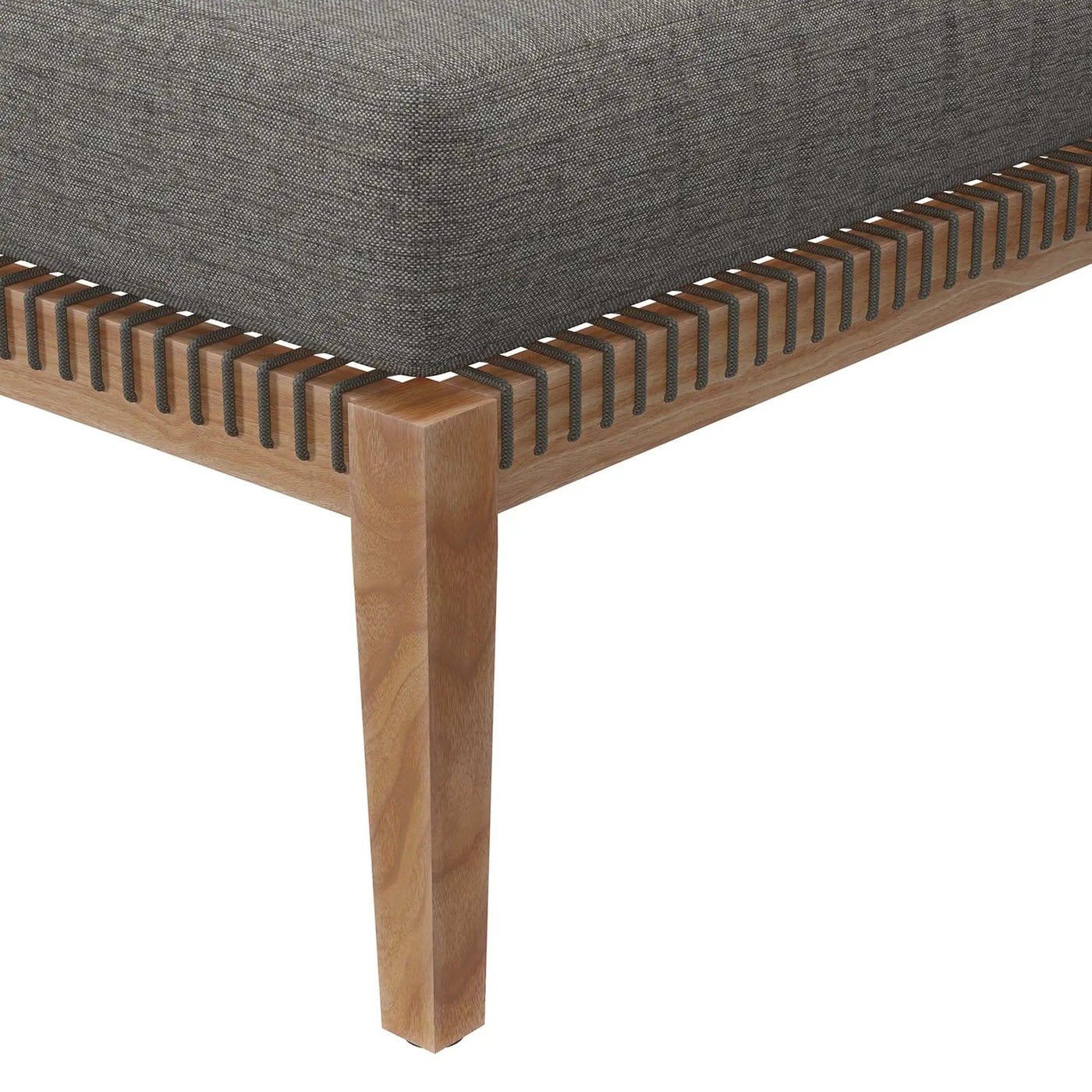 Clearwater Outdoor Patio Teak Wood Ottoman by Modway by HouseOfZazla