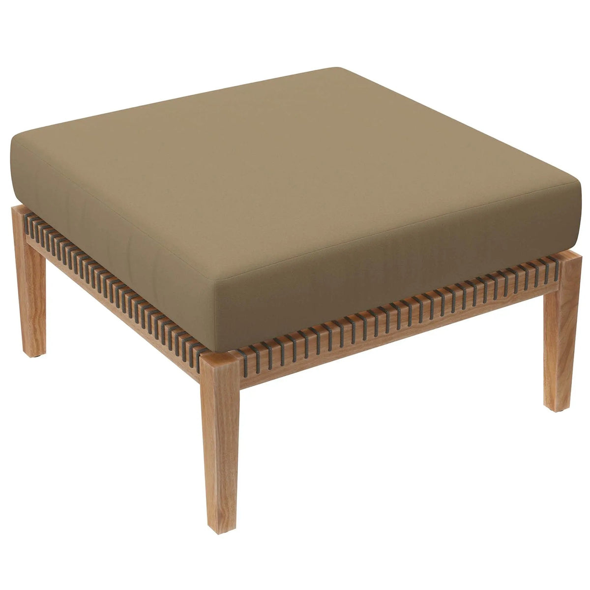 Clearwater Outdoor Patio Teak Wood Ottoman by Modway by HouseOfZazla
