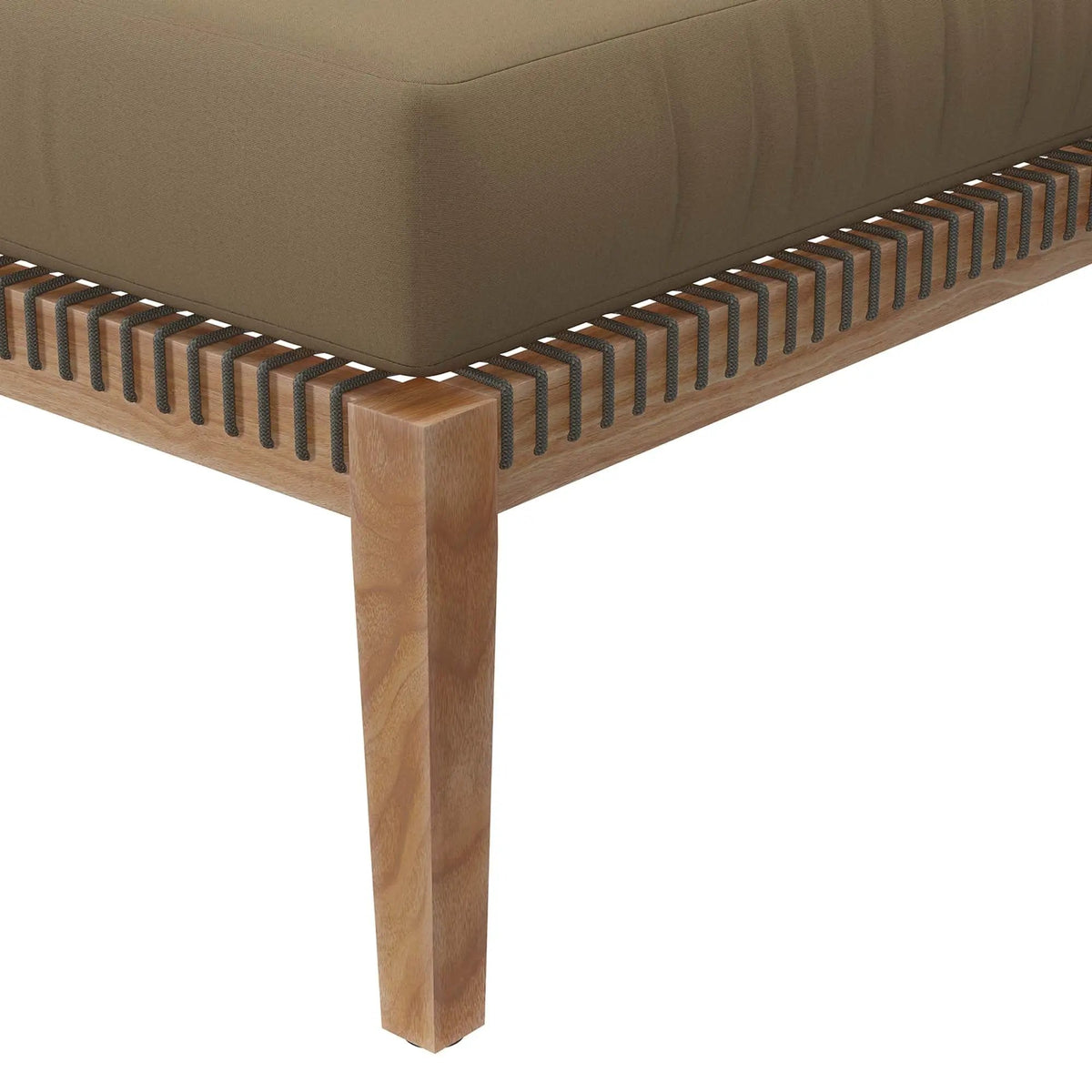 Clearwater Outdoor Patio Teak Wood Ottoman by Modway by HouseOfZazla