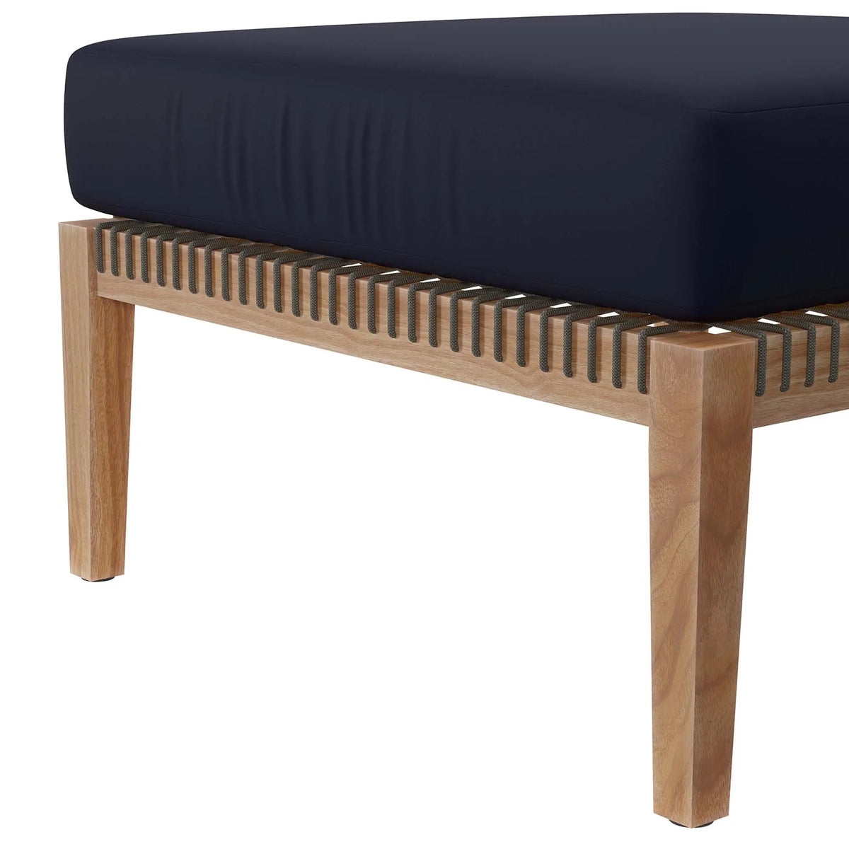 Clearwater Outdoor Patio Teak Wood Ottoman by Modway by HouseOfZazla