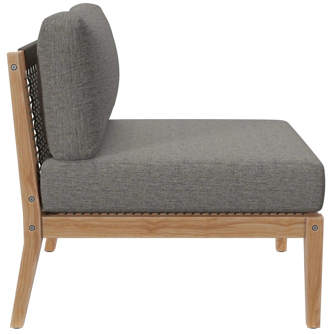 Clearwater Outdoor Patio Teak Wood Armless Chair by Modway by HouseOfZazla