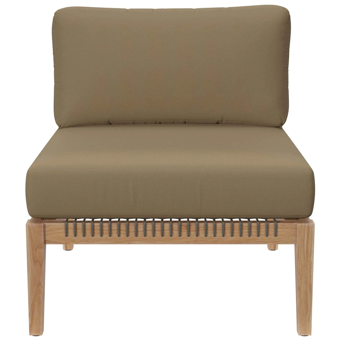 Clearwater Outdoor Patio Teak Wood Armless Chair by Modway by HouseOfZazla