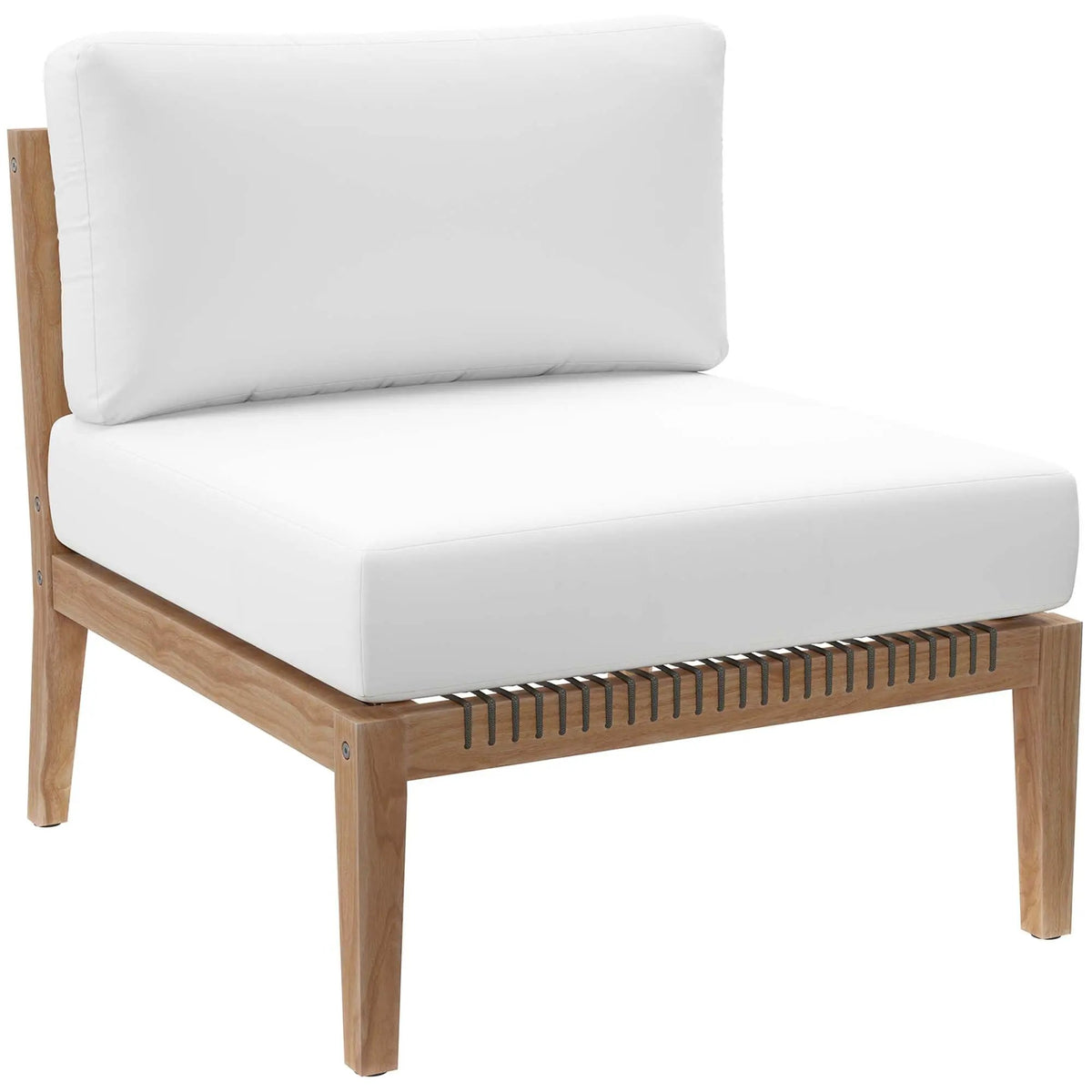 Clearwater Outdoor Patio Teak Wood Armless Chair by Modway by HouseOfZazla