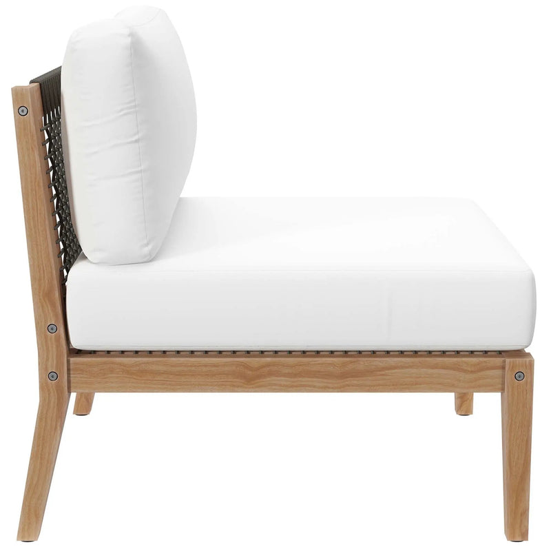 Clearwater Outdoor Patio Teak Wood Armless Chair by Modway by HouseOfZazla