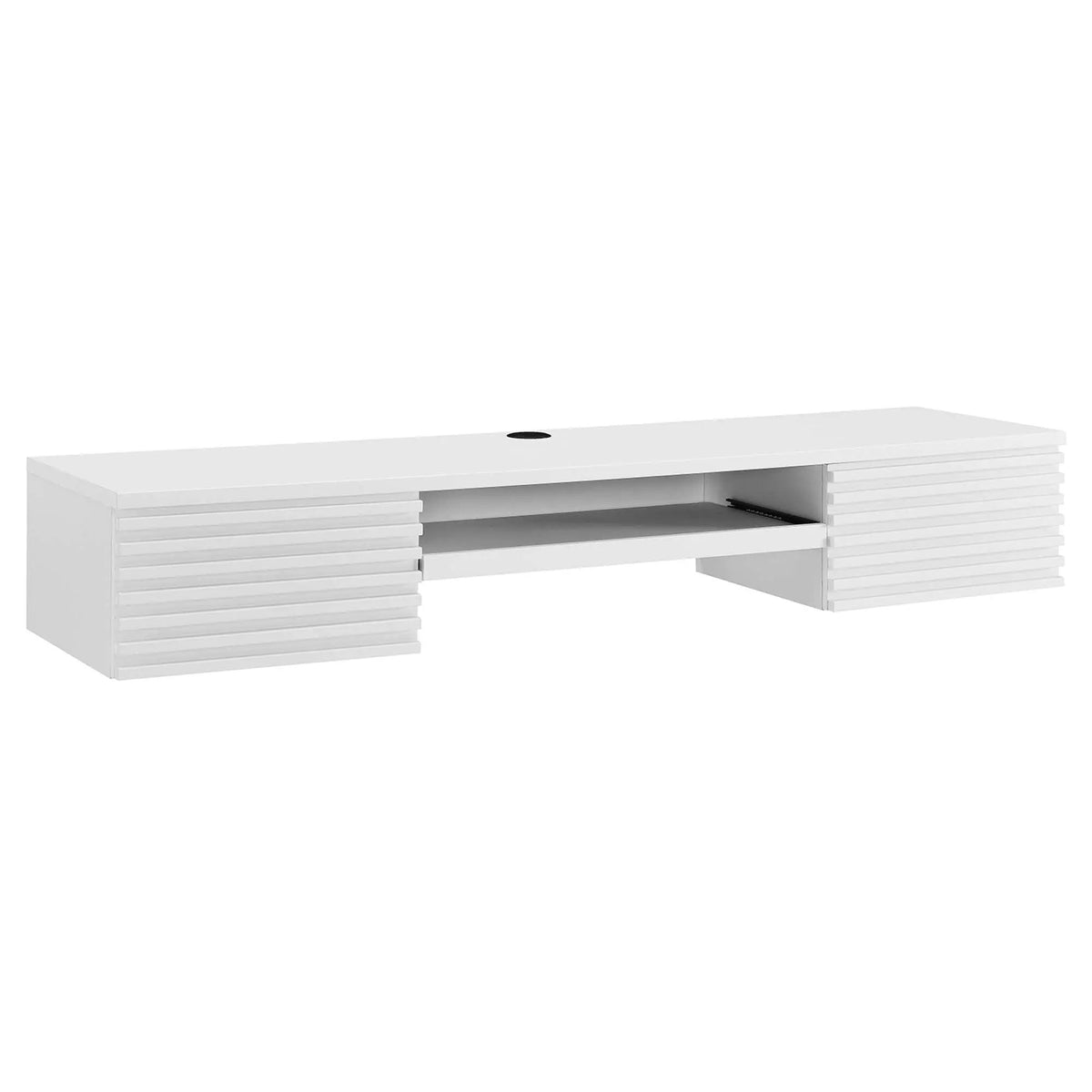 Render Wall Mount Wood Office Desk by Modway by HouseOfZazla