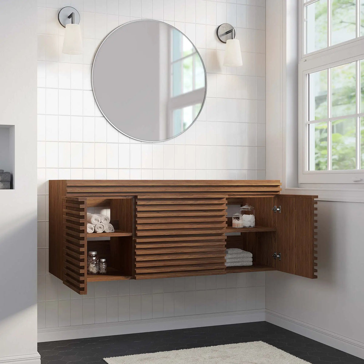 Render 48" Single Sink Compatible Bathroom Vanity Cabinet by Modway by HouseOfZazla