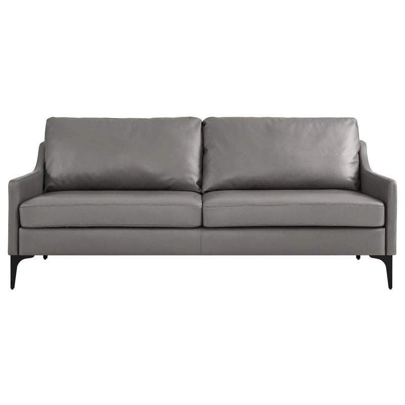 Corland Leather Sofa by Modway by HouseOfZazla