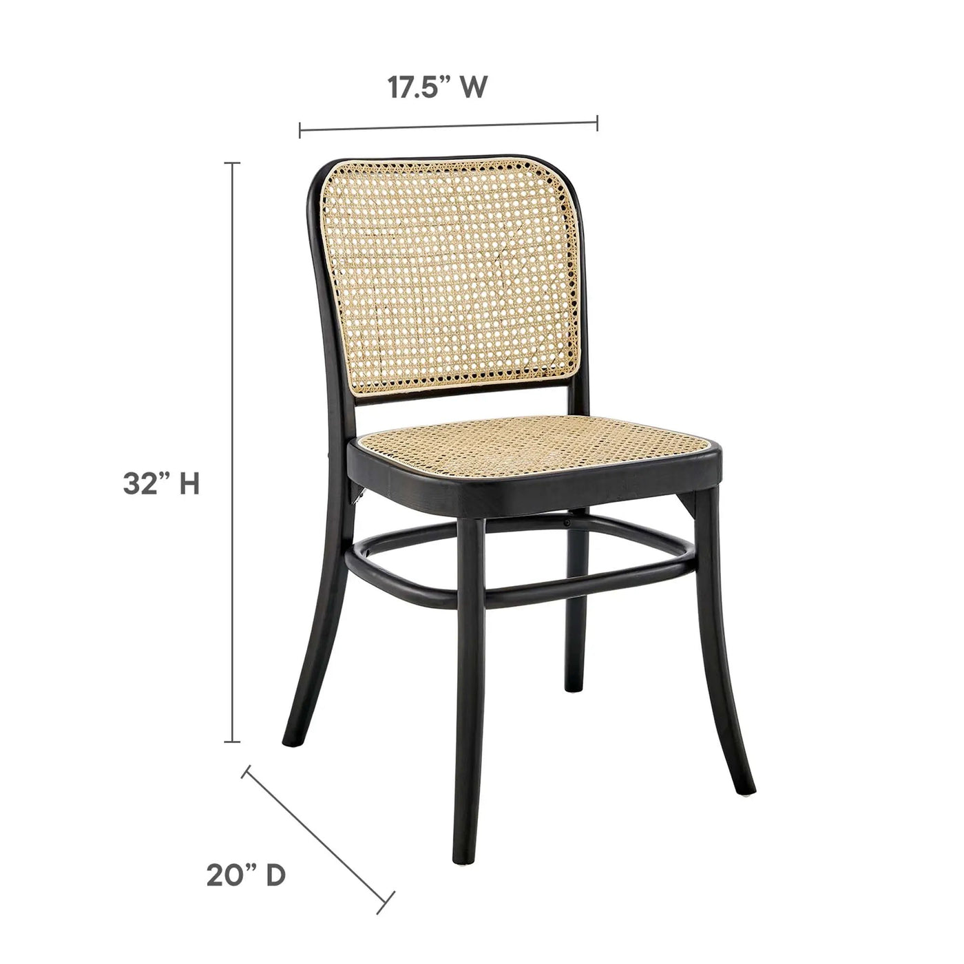 Winona Wood Dining Side Chair Set of 2 by Modway by HouseOfZazla