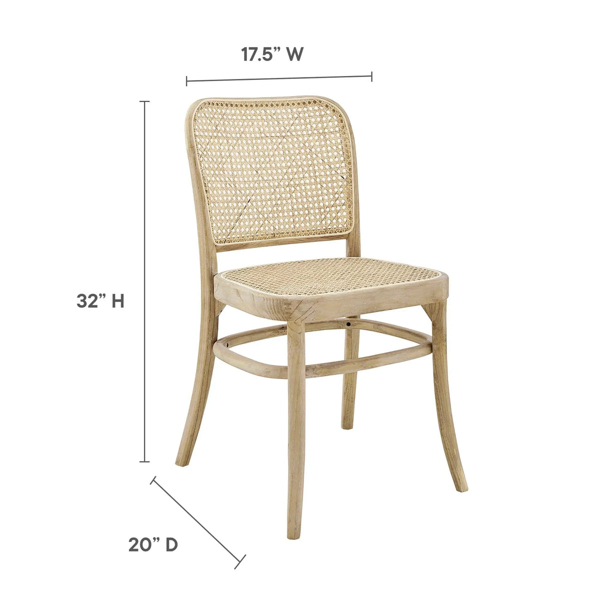 Winona Wood Dining Side Chair Set of 2 by Modway by HouseOfZazla